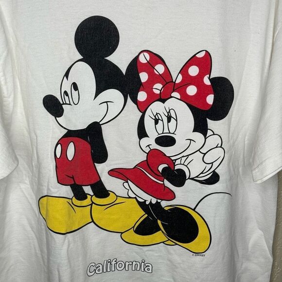 Vintage Disney Mickey T Shirt Medium - Picture 3 of 5